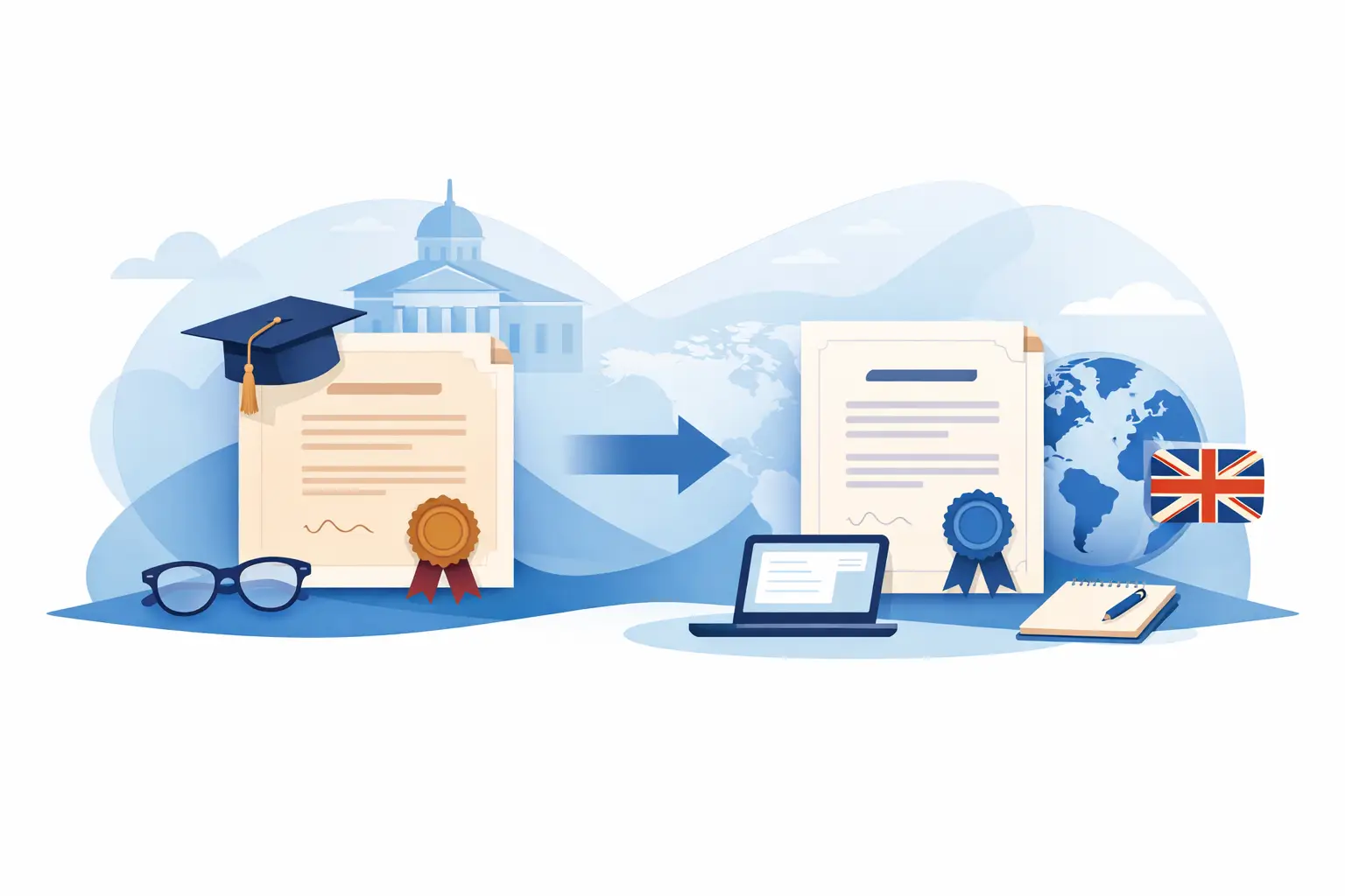 Traducción de diploma universitario al inglés
