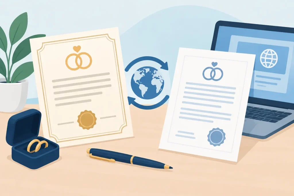 Cómo traducir certificado de matrimonio sin errores