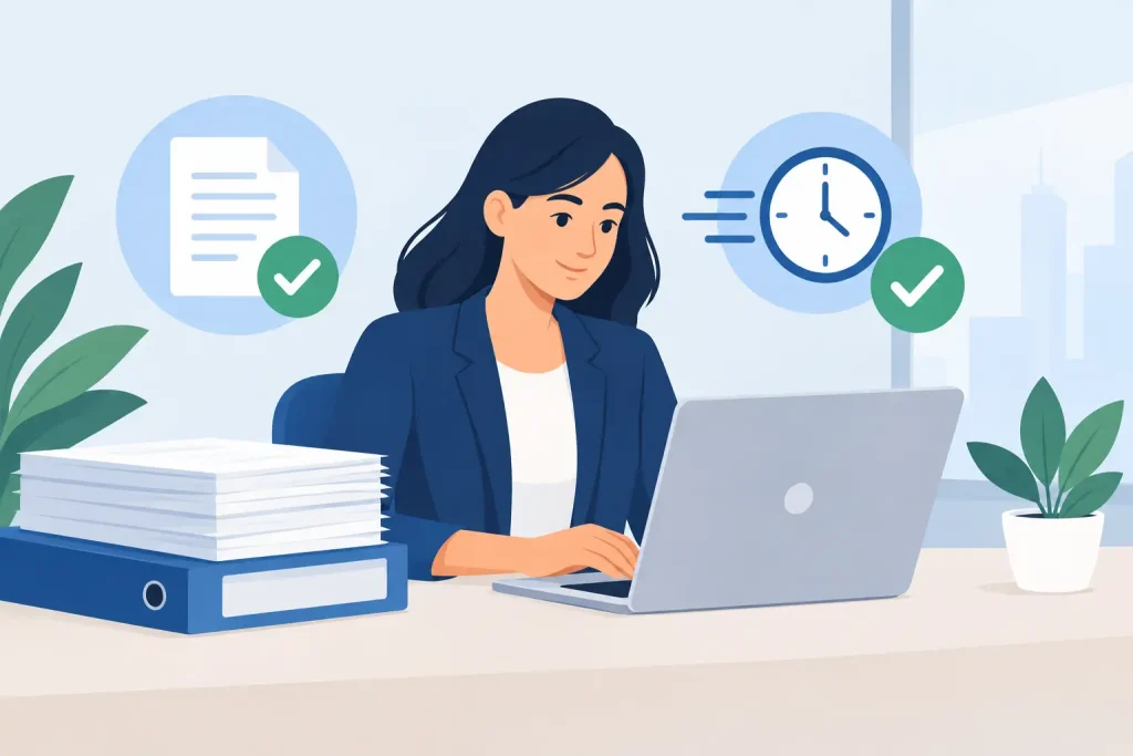 Documentos corporativos sin errores ni retrasos