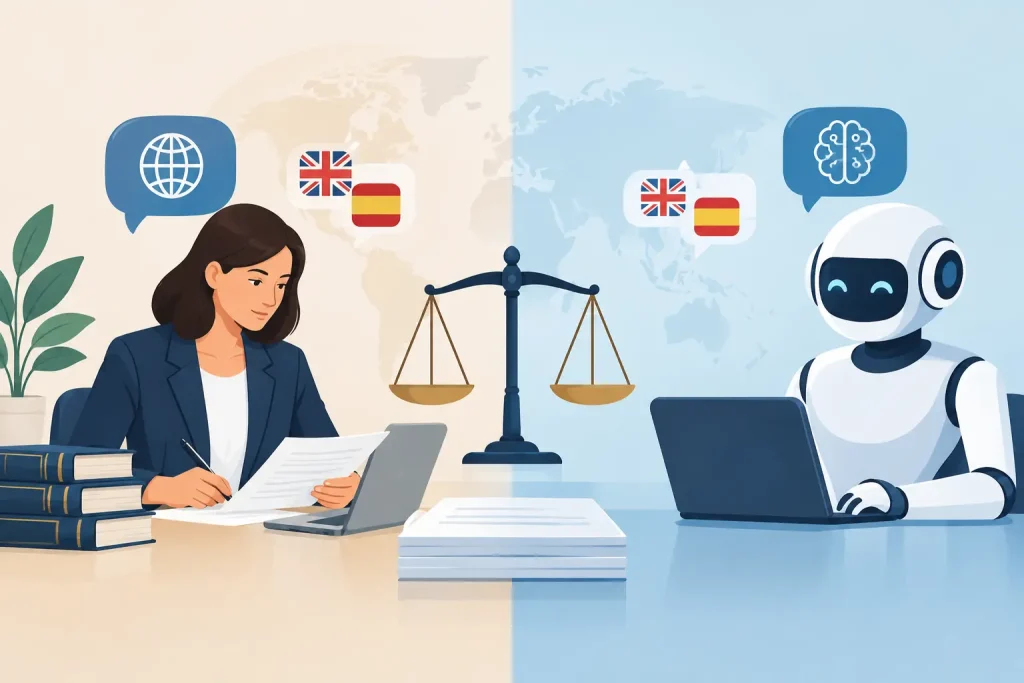 Traducción legal humana versus automática