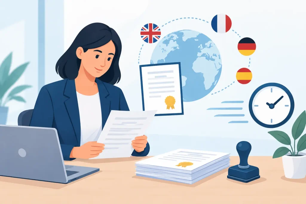 Traducciones certificadas para trámites sin demoras